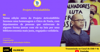 Projeto ArticulaBiblio – Edição especial em homenagem a Chico de Paula